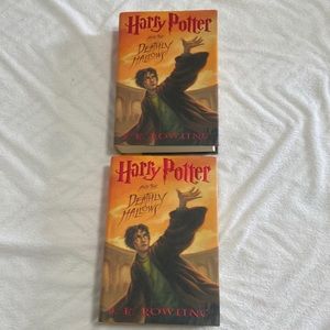 Harry Potter and the Deathly Hallows One signed one Not signed